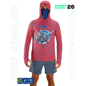 Fujin Rolla S26 Buff&Hoodie Swordfish Red - 3XL