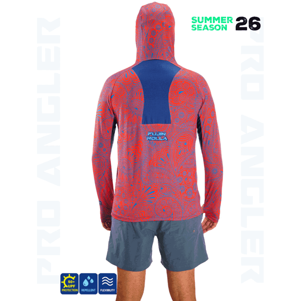 Fujin Rolla S26 Buff&Hoodie Swordfish Red - 3XL