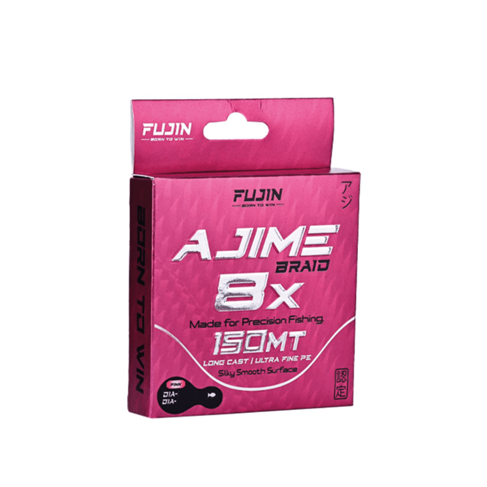 Fujin Ajime Braid 8x 150mt Pink İp - 0.2PE 0.08MM