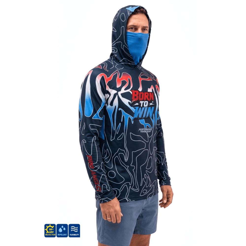 Fujin Pro Angler S26 T-Shirt Buff&Hooded Izohips Bold Red