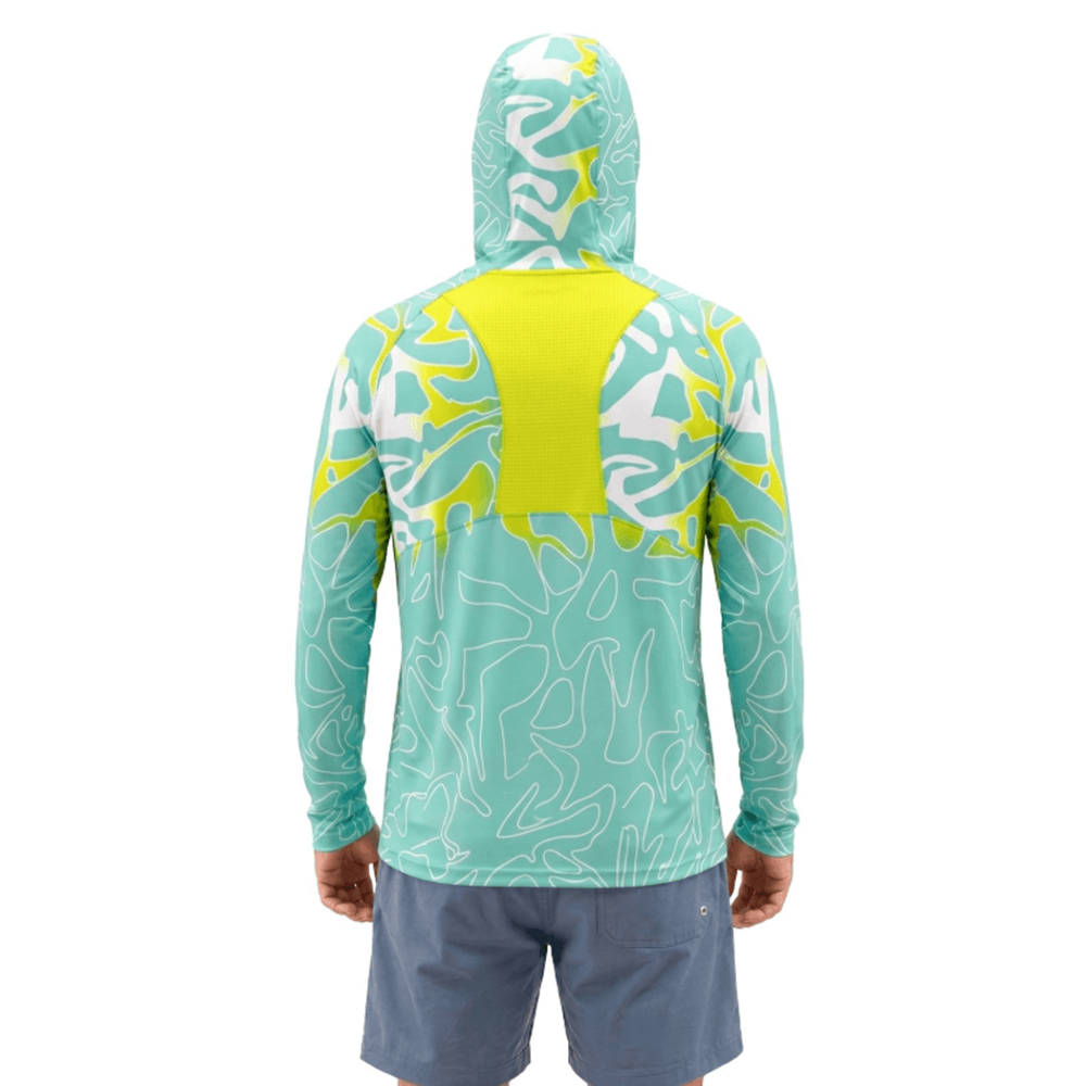 Fujin Pro Angler S26 T-Shirt Hooded Izohips Bold Mint