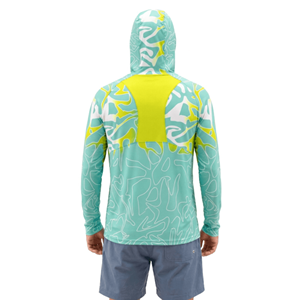 Fujin Pro Angler S26 T-Shirt Hooded Izohips Bold Mint
