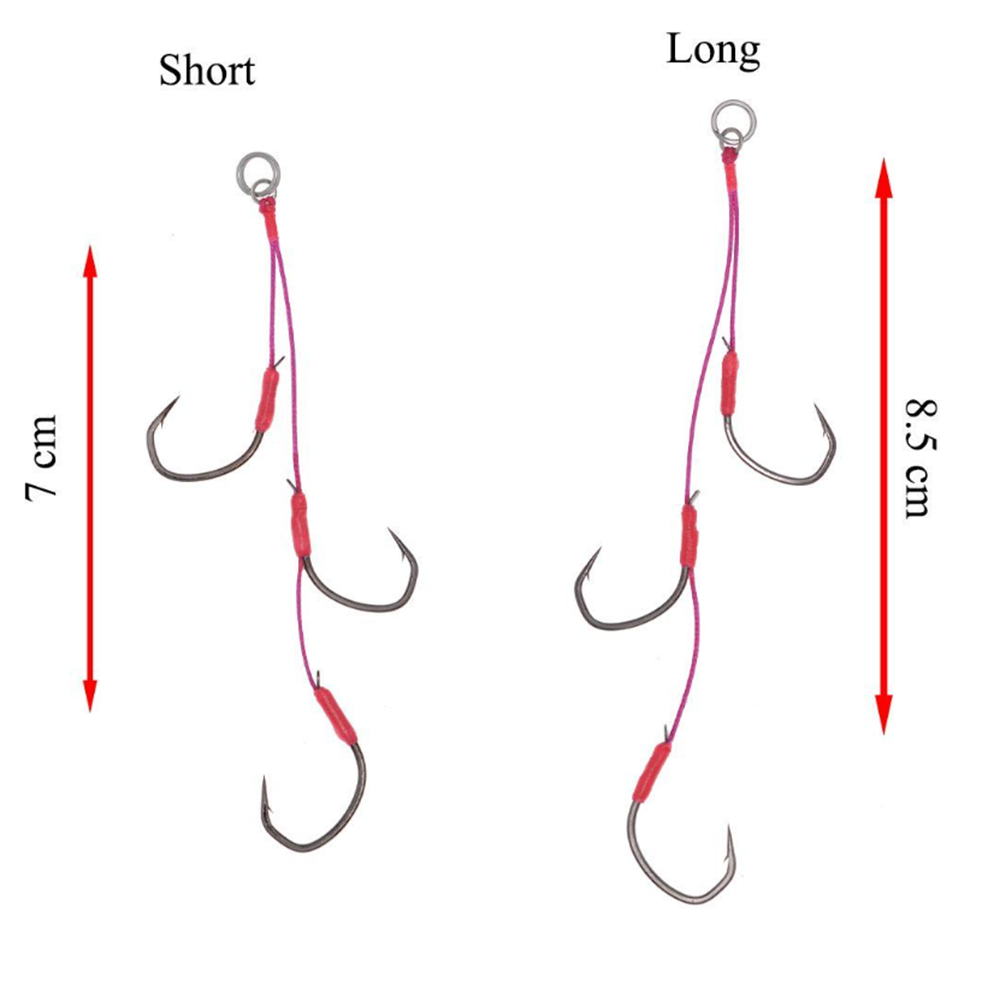 Xesta Triple Claw Deep Tune Long Rigs -1/0-2/0