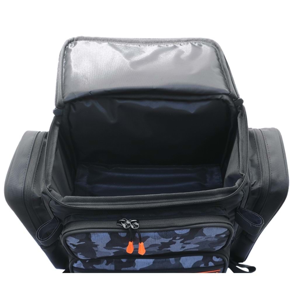 Fujin Black Camo Back Pack - Balıkçı Sırt Çantası
