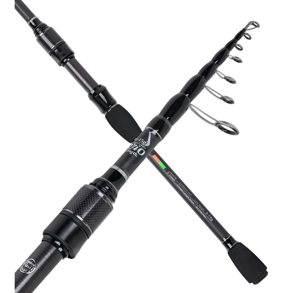Fujin Walker 240cm 3-15gr Teleskopik Spin Kamışı