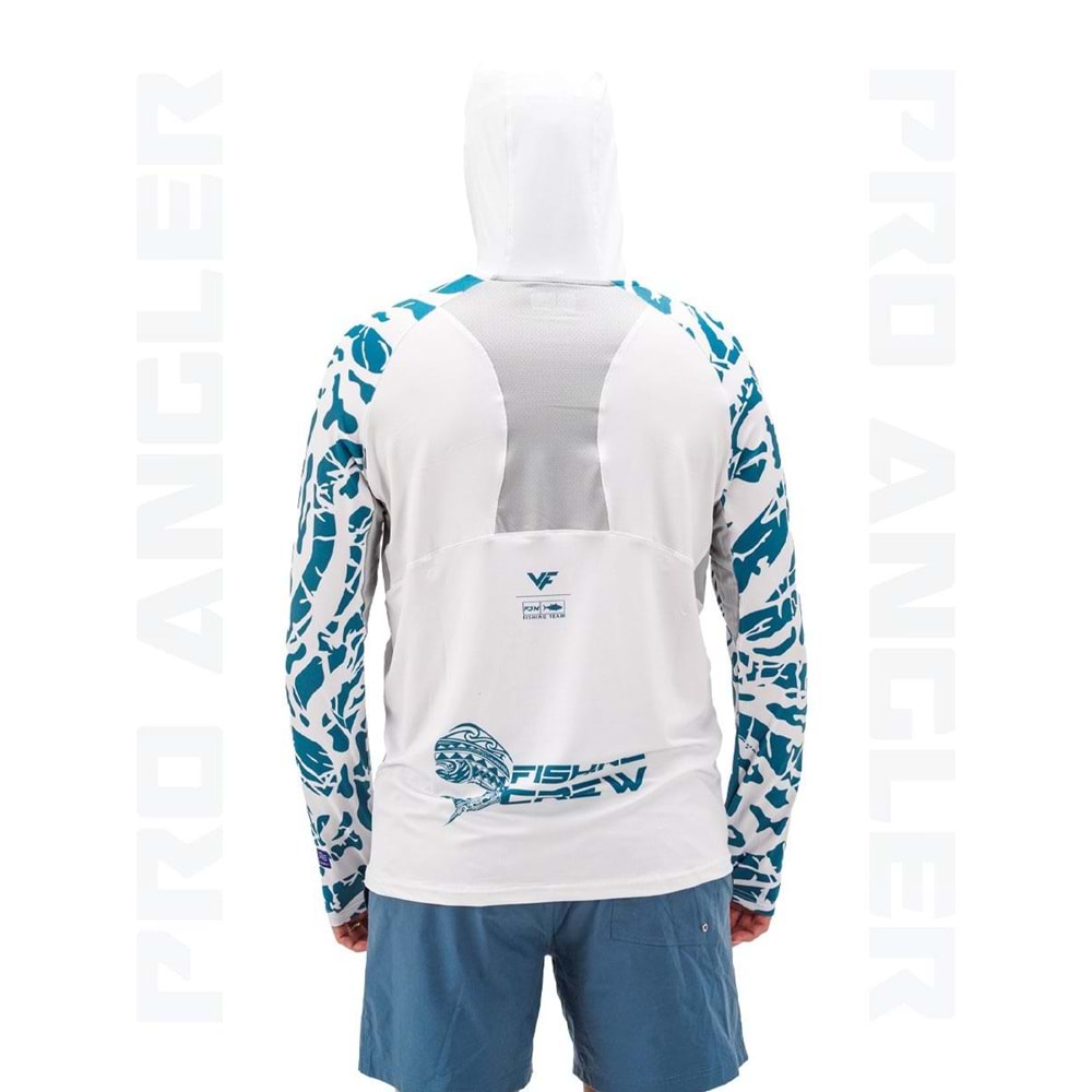 Fujin Pro Angler S24 Buff&Hoodie Lambuka Green - M