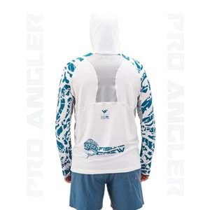 Fujin Pro Angler S24 Buff&Hoodie Lambuka Green - M