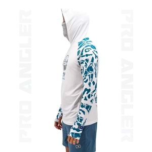 Fujin Pro Angler S24 Buff&Hoodie Lambuka Green - XXL