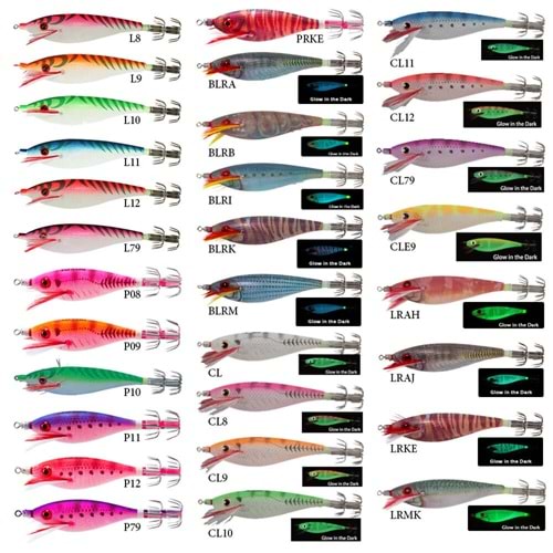 Yozuri Squid Jig Ultra A327 Kalamar Sahte Balığı SS
