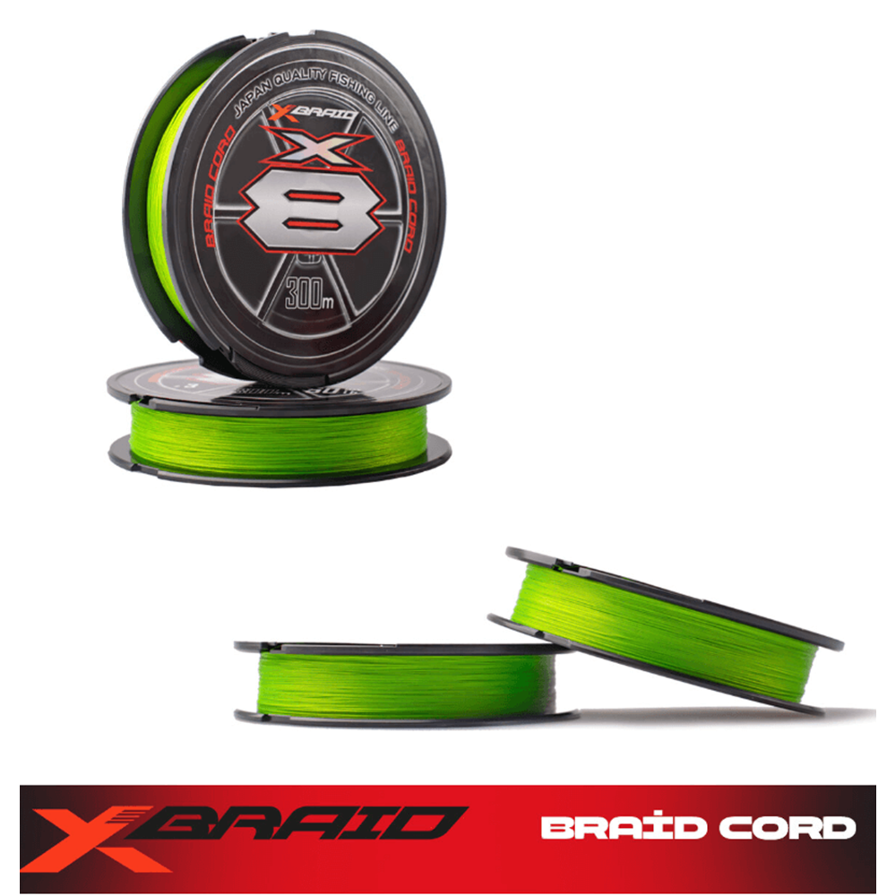 Ygk X035 Braid Cord PE X8 300M Chartreuse İp Misina - 2PE 0.23MM